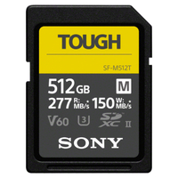 Sony Tough 512GB SDXC UHS II 277MB/s Memory Card - V60