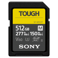 Sony Tough 512GB SDXC UHS II 277MB/s Memory Card - V60