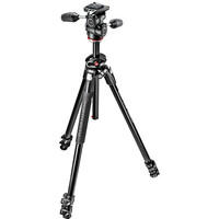 Manfrotto 290 Dual Tripod 3 + MH804-3W - 3 Way Head - Ex Demo