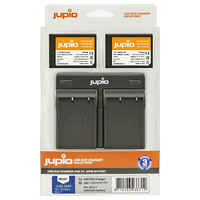 Jupio BLX-1 2x Battery and Dual Charger Kit for Olympus OM-1