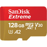 SanDisk Extreme 128GB microSDXC UHS-I 190MB/s Memory Card - V30