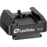 Leofoto FA-10 QR Plate for Cold Shoe and Hot Shoe Adapter