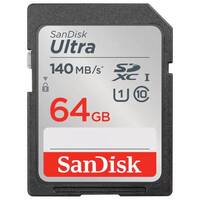 SanDisk Ultra 64GB SDXC UHS-I 140MB/s Memory Card - V10 - No Packaging