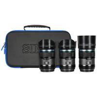 Sirui Sniper f/1.2 APSC Auto-Focus Lens Set for Sony E mount - Black/Carbon