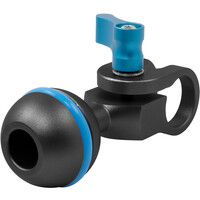 Kondor Blue Ball Head to 15mm Rod Clamp for Magic Arms - Black