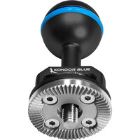 Kondor Blue Ball Head to ARRI Rosette for Magic Arms - Black