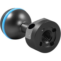 Kondor Blue Ball Head to 3/8 Inch Accessory Mount for Magic Arms - Black