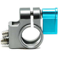 Kondor Blue 15mm Single Rod Clamp for Focus Gears - Space Grey