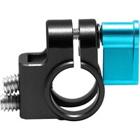 Kondor Blue 15mm Single Rod Clamp for Focus Gears - Black