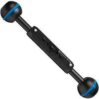 Kondor Blue Cine Magic Arm Extension Bar with Double Ball Head - 6 Inch - Black
