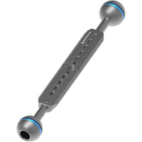 Kondor Blue Cine Magic Arm Extension Bar with Double Ball Head - 8 Inch - Space Grey