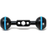 Kondor Blue Cine Magic Arm Extension Bar with Double Ball Heads - 4 Inch - Black