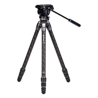 Benro Tortoise 24CLV, Carbon Fibre, Twist Lock, S6PRO Head, QR6PRO Plate, Video Tripod Kit