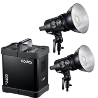 Godox P2400 Asymetrical Pack & 2x 2400Ws Heads
