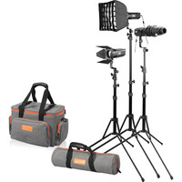 Godox S30-D Focusing LED 3-Light Kit