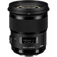 Sigma 50mm f/1.4 DG HSM Art Lens for Sony A-Mount