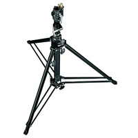 Manfrotto Follow Spot Stand with Leveling Leg (Black, 4.8')