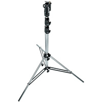 Manfrotto 126CSU Heavy Duty Chrome Plated Steel Stand with Leveling Leg - 10.9' - 3.3m