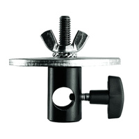 Manfrotto 179 16mm Female Adapter with 3/8" Screw and 80mm Disc