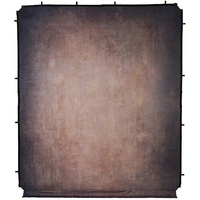 Manfrotto LL LB7935 EzyFrame Vintage Background Cover - 6.5 x 7.5', Walnut