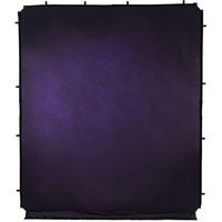 Manfrotto LL LB7939 EzyFrame Vintage Background Cover - 6.5 x 7.5', Aubergine