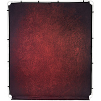 Manfrotto LL LB7941 EzyFrame Vintage Background Cover - 6.5 x 7.5', Crimson