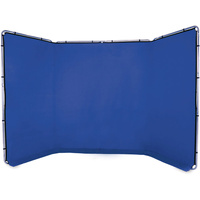 Manfrotto LL LB7943 Panoramic Background Kit - Chromakey Blue, 13 x 7.5'