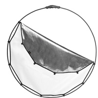 Manfrotto LL LR3300 Halo Compact Reflector - Silver/White, 32"
