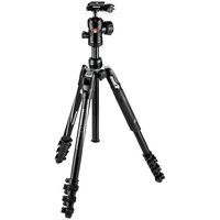 Manfrotto MKBFRLA4BK-BH Befree Advanced Travel Aluminium Tripod with 494 Ball Head - Lever Locks, Black
