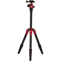 Manfrotto MKELES5RD-BH Element Small Aluminium Traveler Tripod - Red