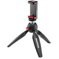 Manfrotto MKPIXICLMII-BK PIXI Smart Mini Tripod with Phone Clamp - Black