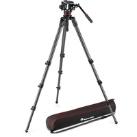 Manfrotto MVK504XCTALL 504X Fluid Video Head with 536 Carbon Fiber Tripod