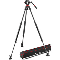 Manfrotto MVK504XSNGFC 504X Fluid Video Head with 635 FAST Carbon Fiber Tripod