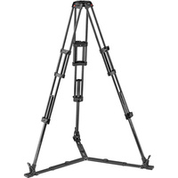 Manfrotto MVTTWINGC Carbon Fiber Twin Leg Video Tripod Legs with Ground Spreader - 100/75mm Bowl