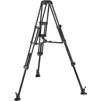 Manfrotto MVTTWINMA Aluminium Twin Leg Video Tripod with Mid-Level Spreader