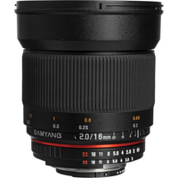 Samyang 16mm f/2 UMC II Lens for Nikon AE