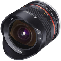 Samyang 8mm f/2.8 Fisheye UMC II Lens for Fujifilm X - Black
