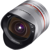 Samyang 8mm f/2.8 Fisheye UMC II Lens for Fujifilm X - Silver