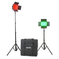 Phottix KALI50R RGB LED Light Twin Kit