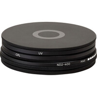 Urth 67mm UV, Circular Polarising (CPL), ND2-400 Lens Filter Kit
