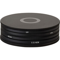 Urth 46mm UV, Circular Polarising (CPL), ND64, Soft Grad ND8 Lens Filter Kit (Plus+)