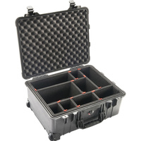Pelican 1560 Air Case Black With TrekPak Divider System