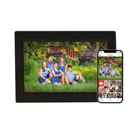 FireFly Frameo 10.1'' Wi-Fi Digital Photo Frame 32GB Storage Glass (Black)