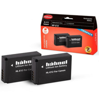 Hahnel Digital Still Battery HL-E12 Twin Pack for Canon 850mAh 7.2V