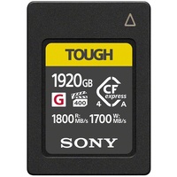 Sony Tough 1920GB CFexpress Type A 1800MB/s Memory Card