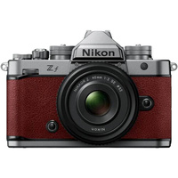 Nikon Z f Silver/Bordeaux Red with NIKKOR Z 40mm f/2 (SE) Lens