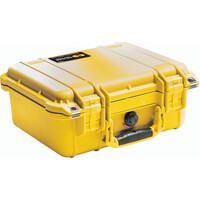 Pelican 1400 Camera Case with Foam - Yellow