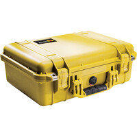 Pelican 1500 Camera Case with Foam - Yellow