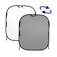 Lastolite Collapsible Reflector White/Mid Grey 1.5 x 1.8m