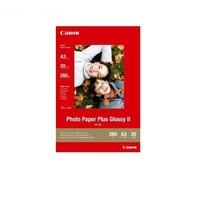 Canon Inkjet Photo Paper Plus Glossy II A3 - 20pk